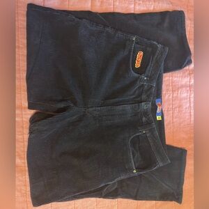 Empyre Black Corduroy Pants with Patch